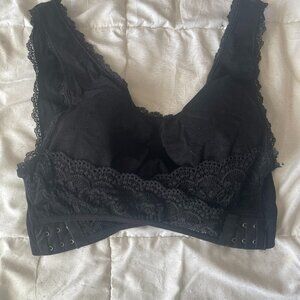 Comfy Black Lacy Bralette